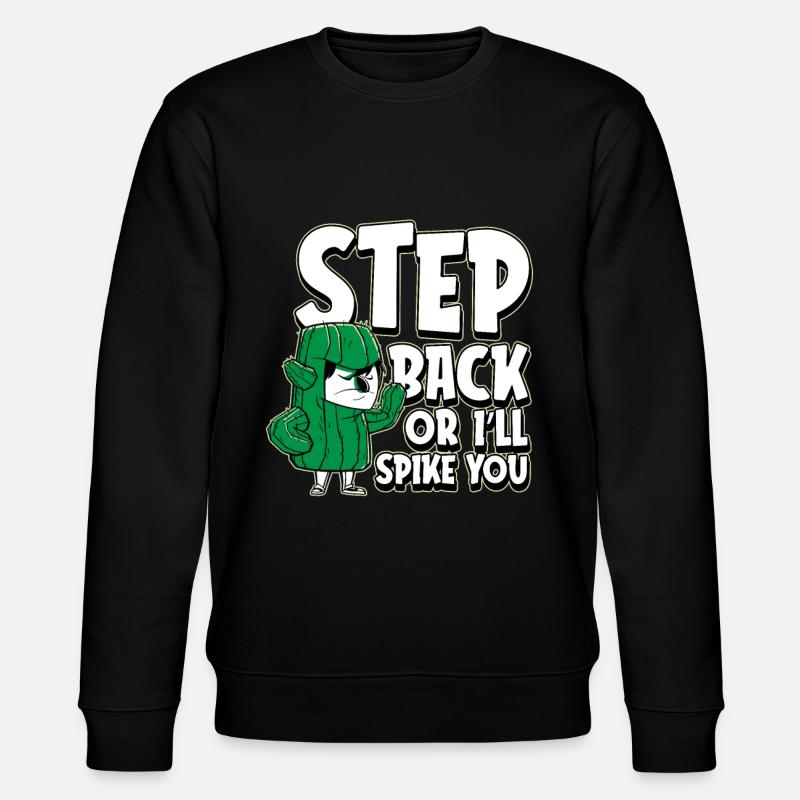 Cactus Garden Cactus - Stanley/Stella CHANGER Unisex Organic Sweatshirt - black