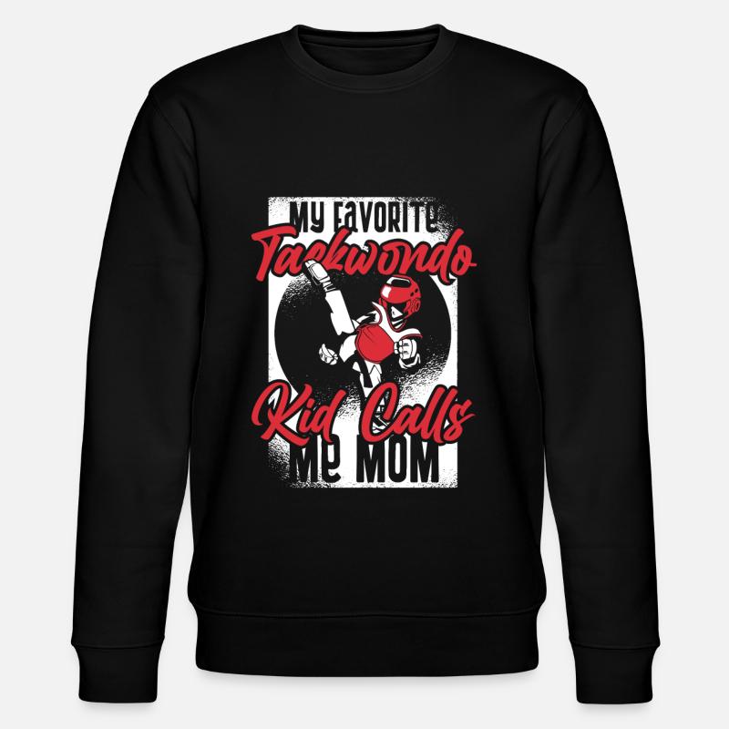 Taekwondo Mama - Sweat bio CHANGER Stanley/Stella Unisexe - noir