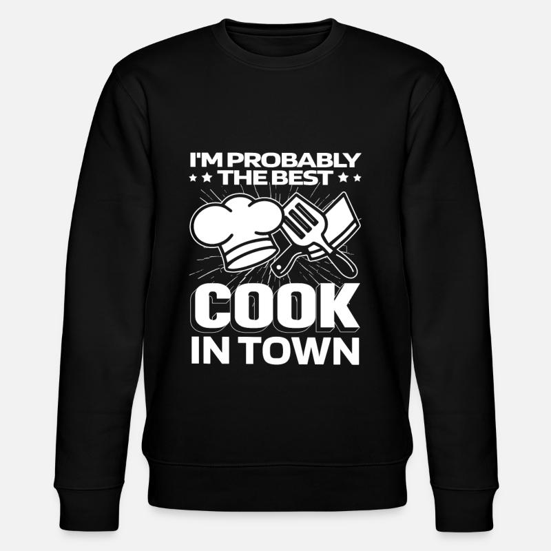Chef cuisinier drôle - Sweat bio CHANGER Stanley/Stella Unisexe - noir