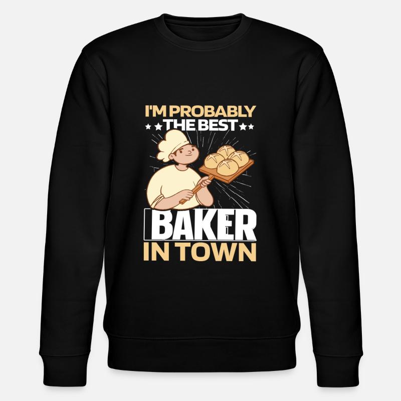 Baking Baker Bakery - Stanley/Stella CHANGER Unisex Organic Sweatshirt - black
