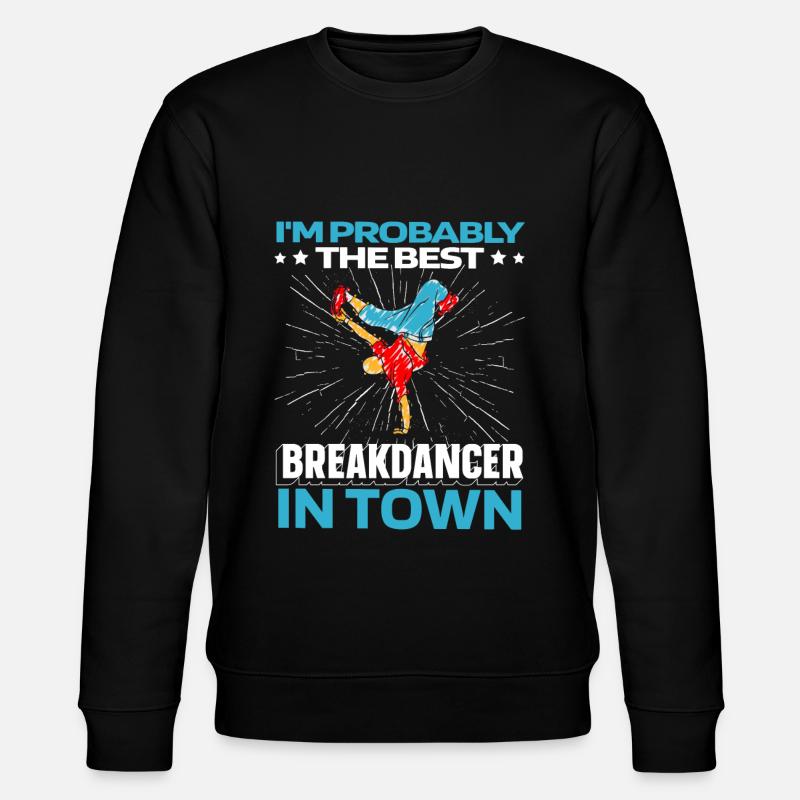 Breakdance Breakdancer Breakdancing Funny - Stanley/Stella CHANGER Unisex Organic Sweatshirt - black