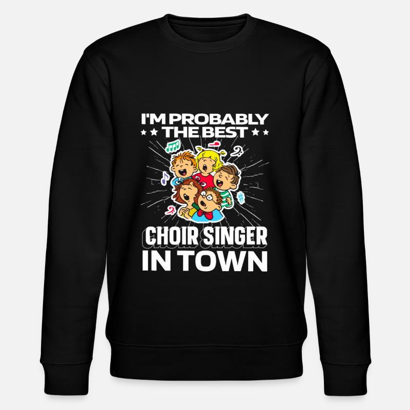 Choriste Lustig - Sweat bio CHANGER Stanley/Stella Unisexe - noir
