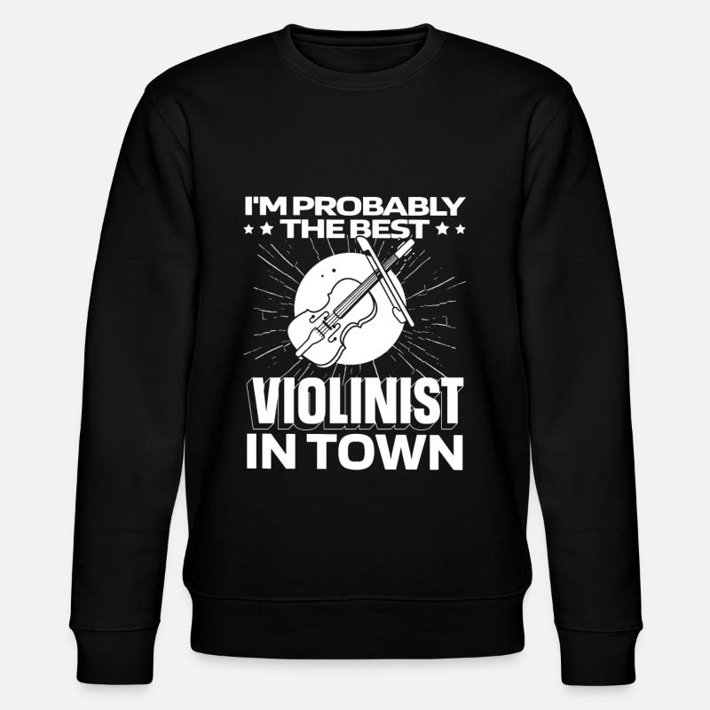 Violon Violon Drôle - Sweat bio CHANGER Stanley/Stella Unisexe - noir