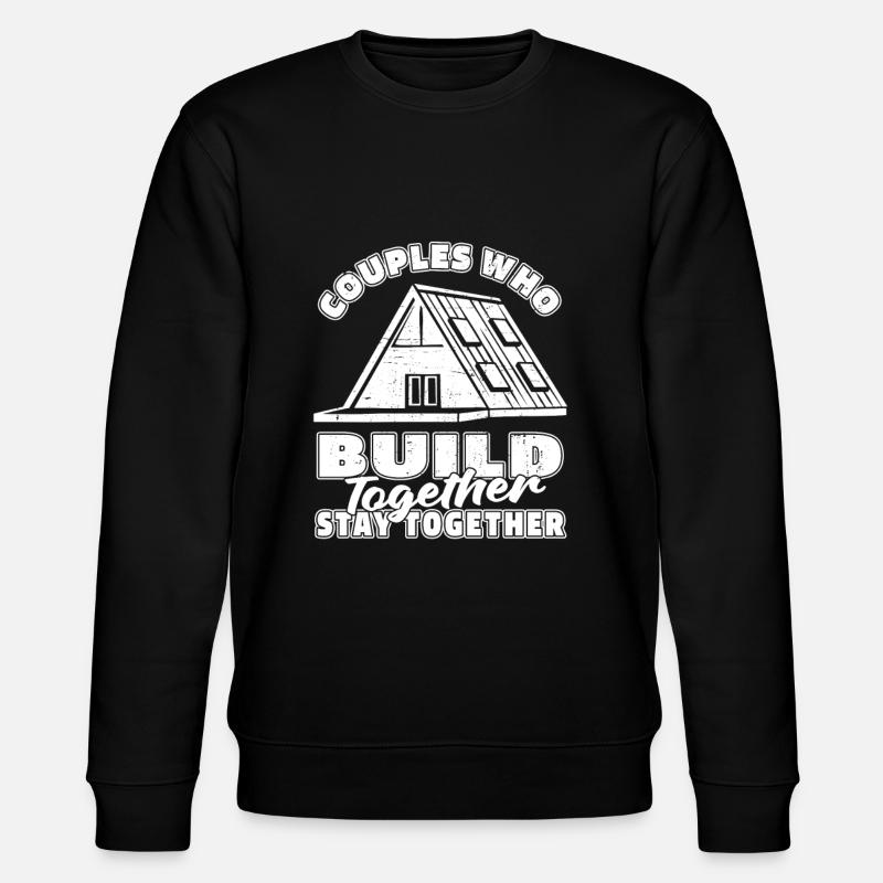 Architect Architecture Couple - Stanley/Stella CHANGER Unisex Organic Sweatshirt - black