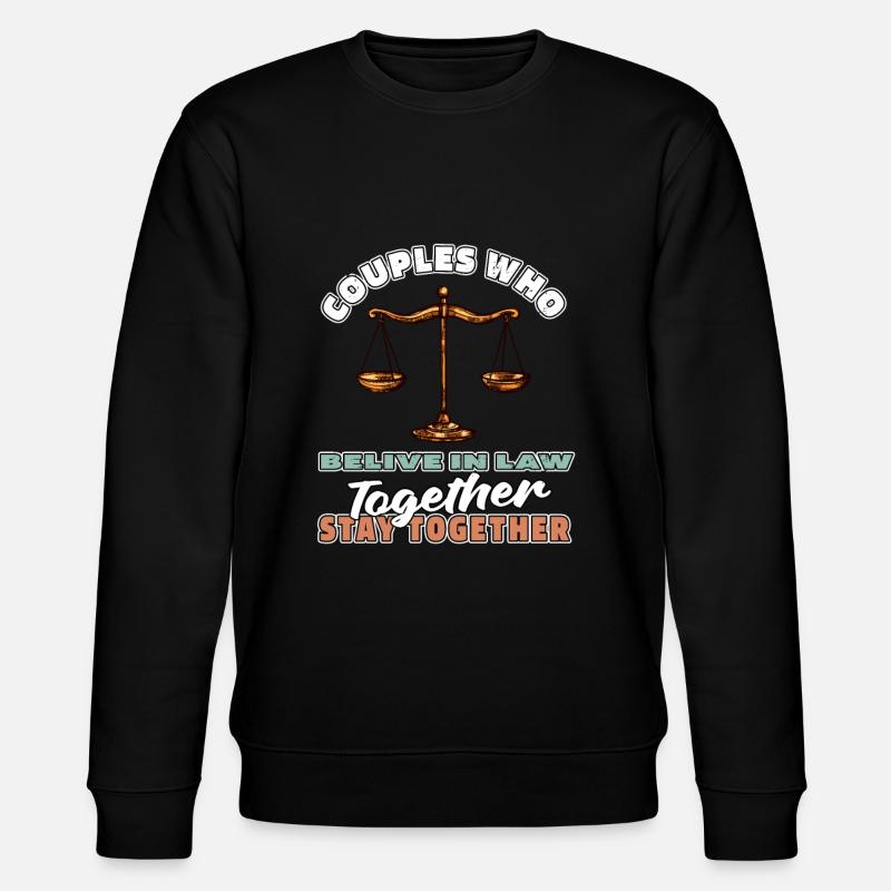Avocat Avocat Jura Paar - Sweat bio CHANGER Stanley/Stella Unisexe - noir
