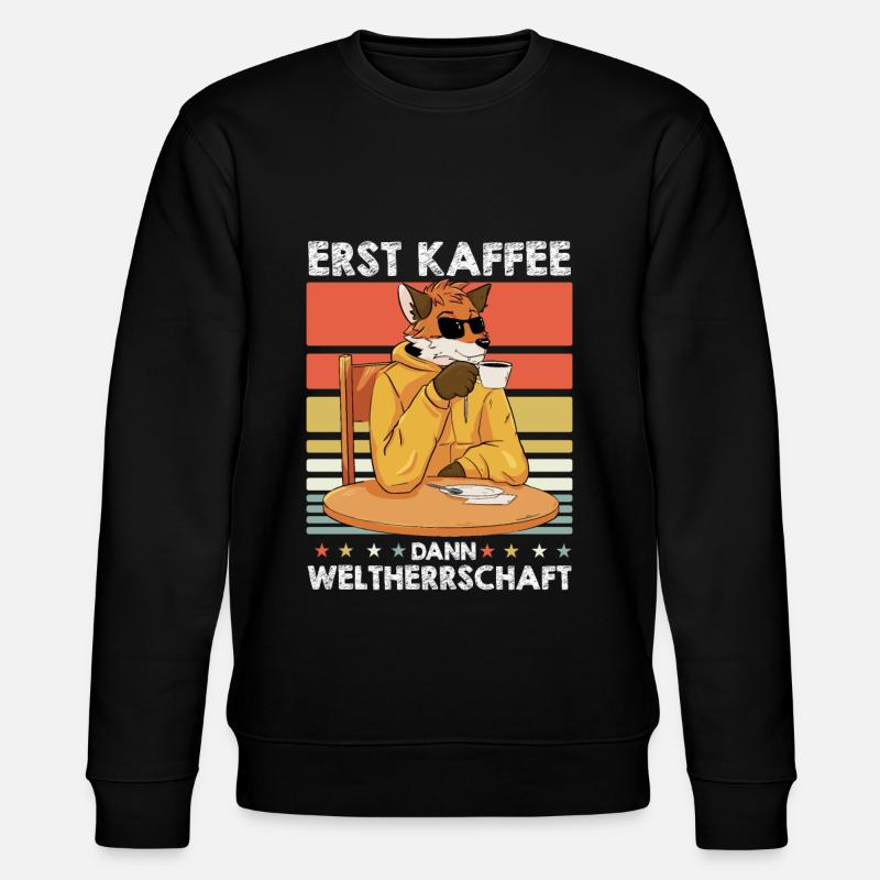 Fuchs Sonnenbrille Kaffee - Stanley/Stella Unisex Bio-Sweatshirt CHANGER  - Schwarz