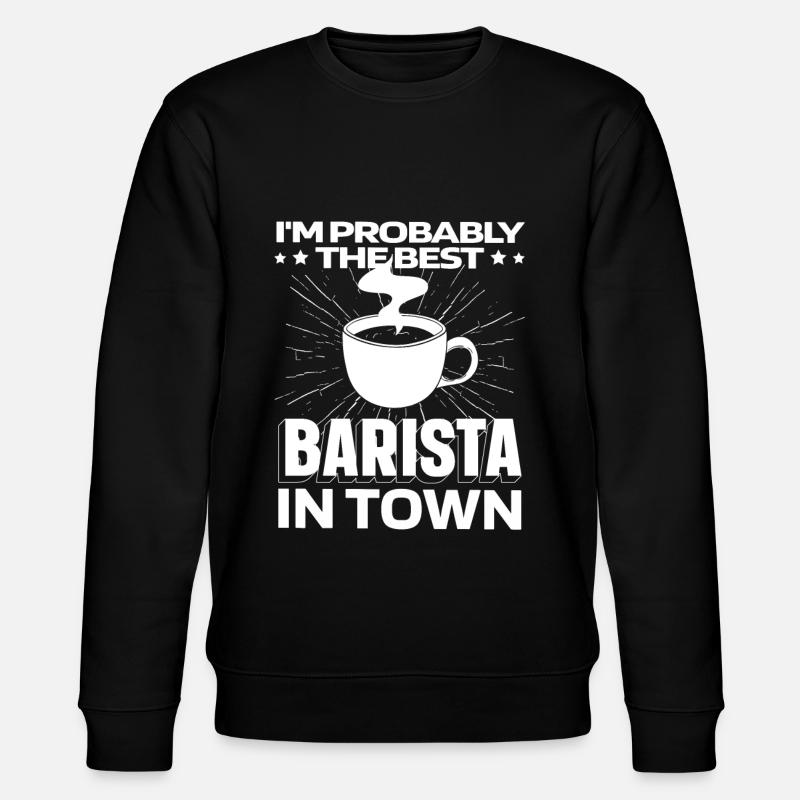 Café Barista - Sweat bio CHANGER Stanley/Stella Unisexe - noir