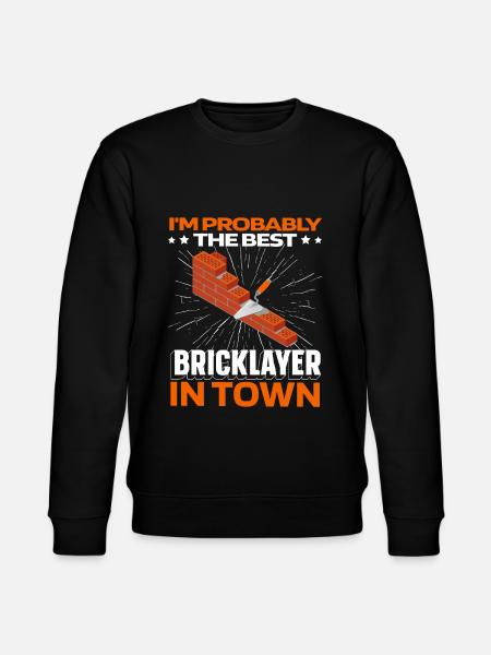 Masonry brick - Stanley/Stella CHANGER Unisex Organic Sweatshirt - black