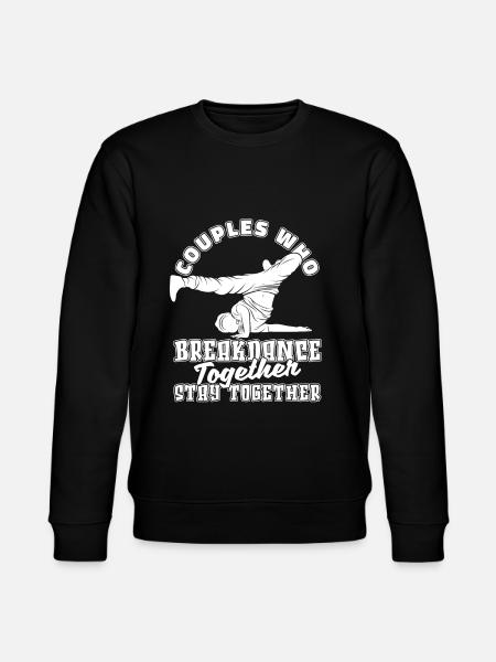 Breakdance Breakdancer Breakdancing Paar - Stanley/Stella Unisex Bio-Sweatshirt CHANGER - Schwarz