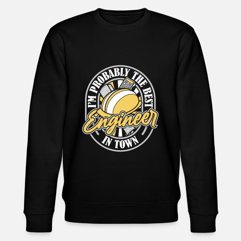 Casque de sécurité d’ingénieur - Sweat bio CHANGER Stanley/Stella Unisexe - noir
