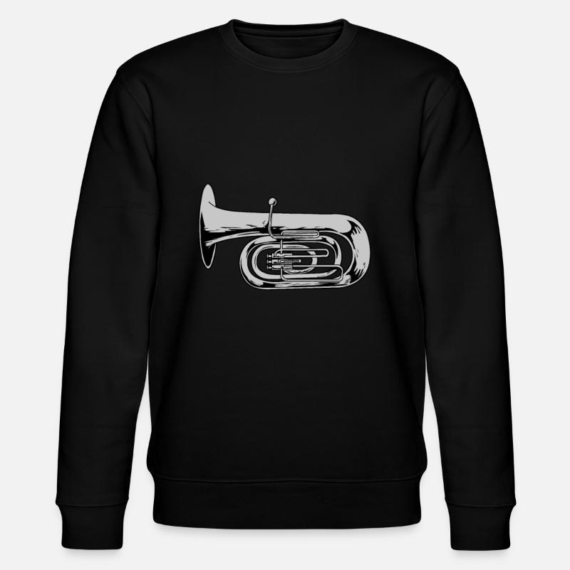 Fanfarenzug Tuba - Stanley/Stella Unisex Bio-Sweatshirt CHANGER  - Schwarz