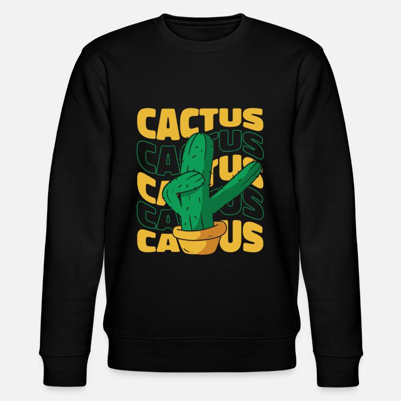 Jardin de cactus - Sweat bio CHANGER Stanley/Stella Unisexe - noir
