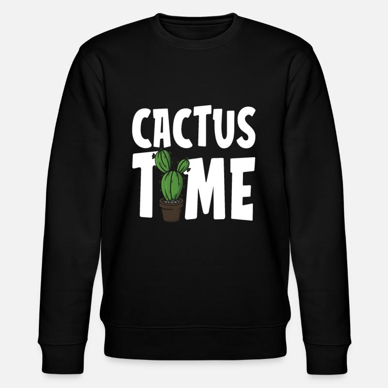 Jardin de cactus - Sweat bio CHANGER Stanley/Stella Unisexe - noir
