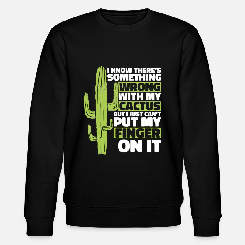 Jardin de cactus - Sweat bio CHANGER Stanley/Stella Unisexe - noir