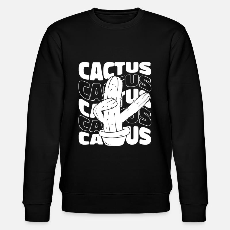 Jardin de cactus - Sweat bio CHANGER Stanley/Stella Unisexe - noir