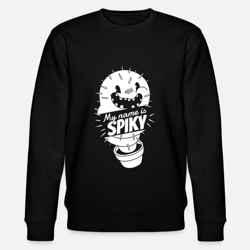 Kaktus Garten - Stanley/Stella Unisex Bio-Sweatshirt CHANGER  - Schwarz