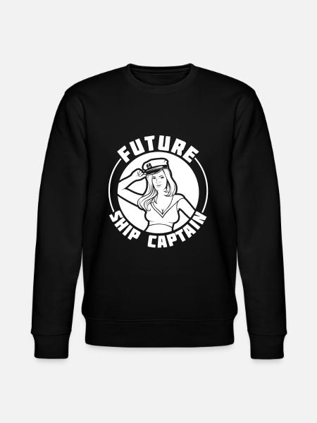 Sailing Sailboat - Stanley/Stella CHANGER Unisex Organic Sweatshirt - black
