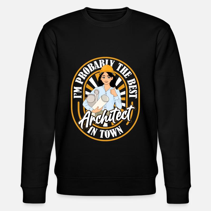 Architecture d’architecte drôle - Sweat bio CHANGER Stanley/Stella Unisexe - noir