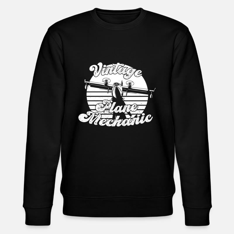 Mécanicien d’aéronefs - Sweat bio CHANGER Stanley/Stella Unisexe - noir