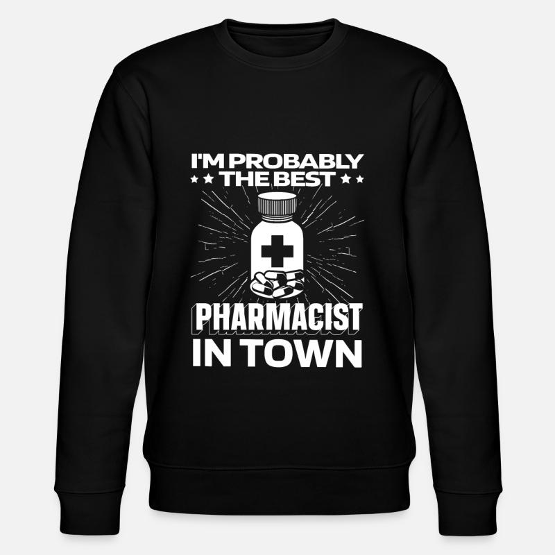 Pharmacy Pharmacist Medication - Stanley/Stella CHANGER Unisex Organic Sweatshirt - black