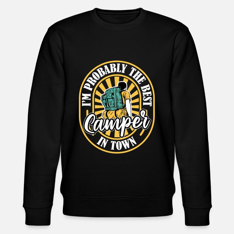 Tent Camping Camping Fun - Stanley/Stella CHANGER Unisex Organic Sweatshirt - black
