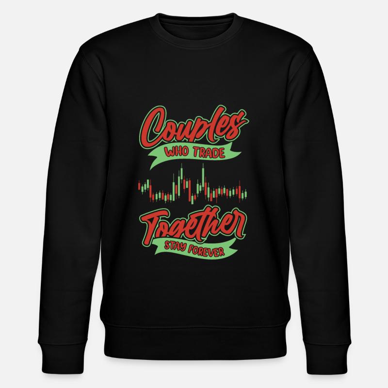 Day Trading Day Trader Pair - Stanley/Stella CHANGER Unisex Organic Sweatshirt - black