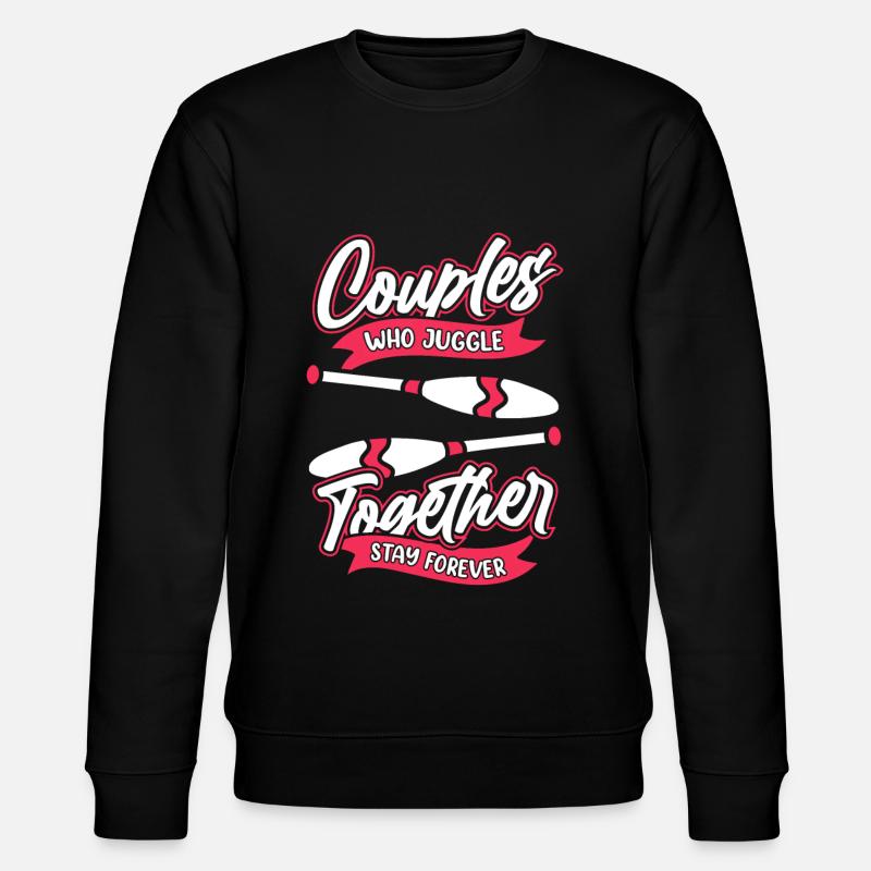 Jongler Couple Jongleur - Sweat bio CHANGER Stanley/Stella Unisexe - noir