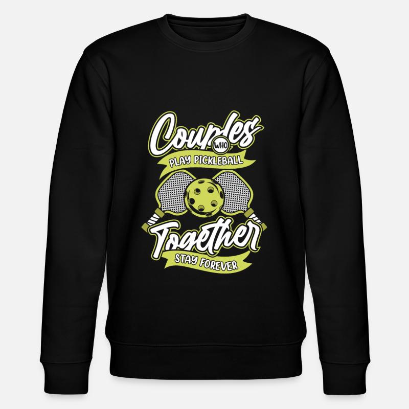 Paire de pickleball - Sweat bio CHANGER Stanley/Stella Unisexe - noir