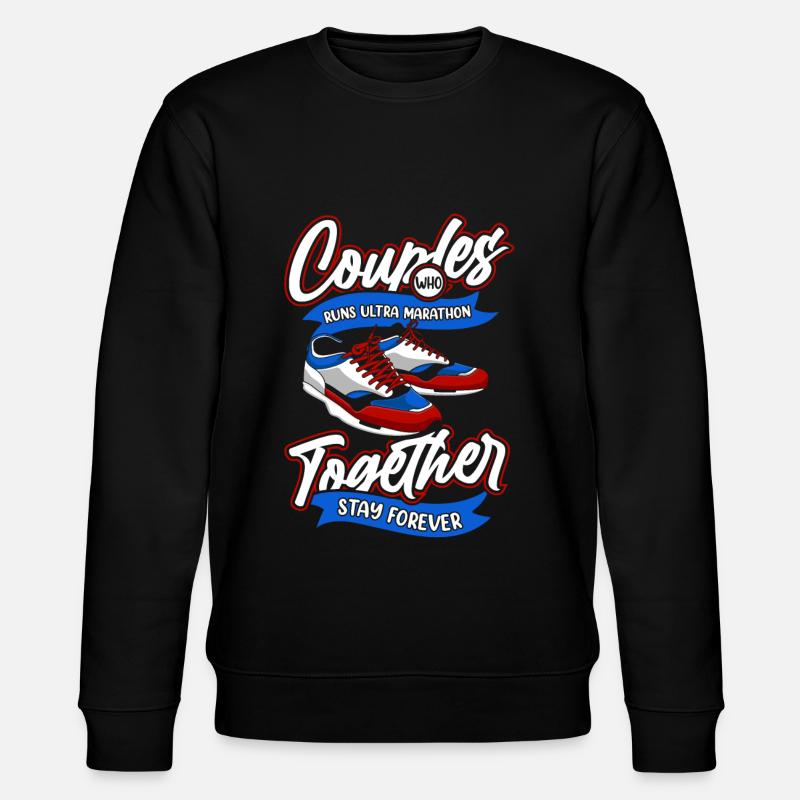 Ultramarathon Couple - Sweat bio CHANGER Stanley/Stella Unisexe - noir