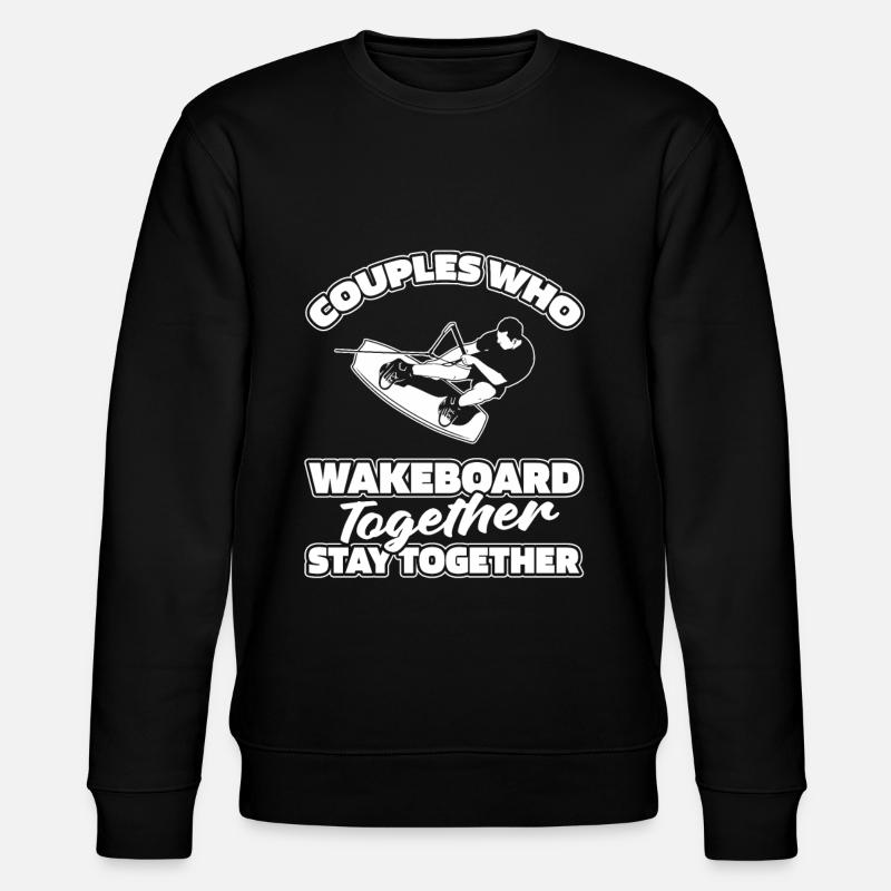 Wakeboard Wakeboarder Couple - Sweat bio CHANGER Stanley/Stella Unisexe - noir
