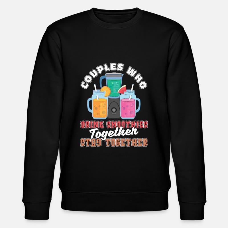 Smoothie Pair - Stanley/Stella CHANGER Unisex Organic Sweatshirt - black