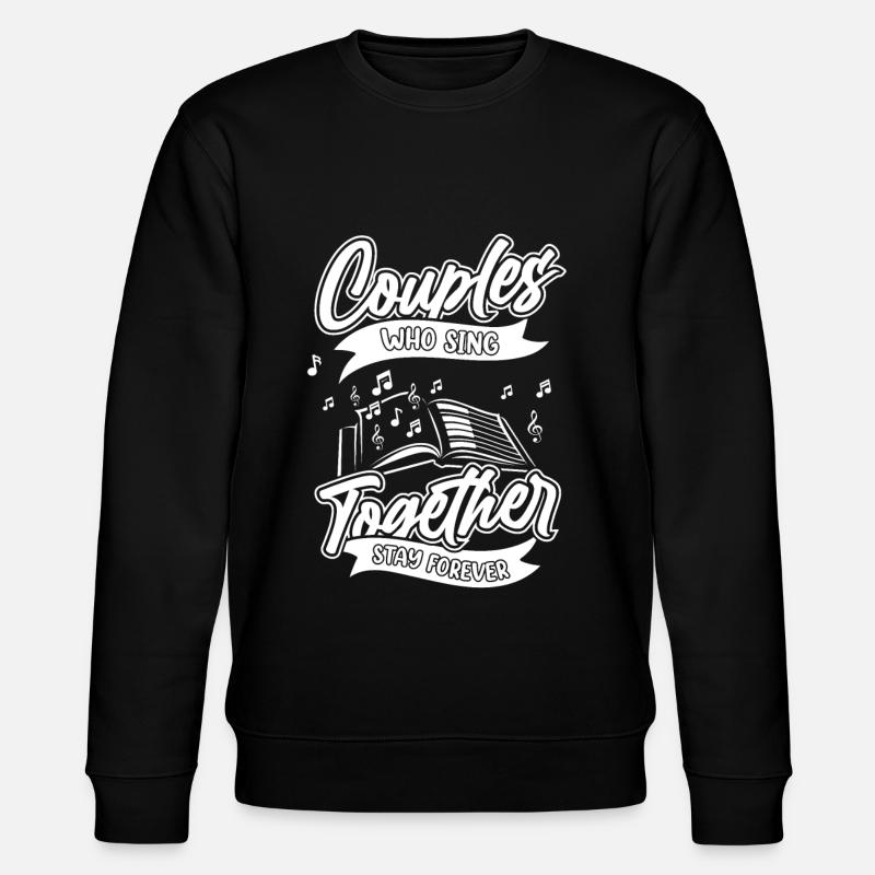 Couple de choristes - Sweat bio CHANGER Stanley/Stella Unisexe - noir