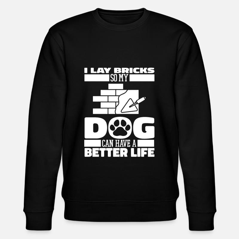 Maurer Chien - Sweat bio CHANGER Stanley/Stella Unisexe - noir