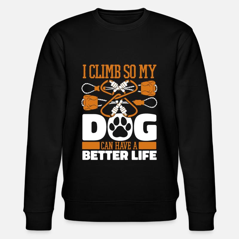 Chien d’escalade - Sweat bio CHANGER Stanley/Stella Unisexe - noir