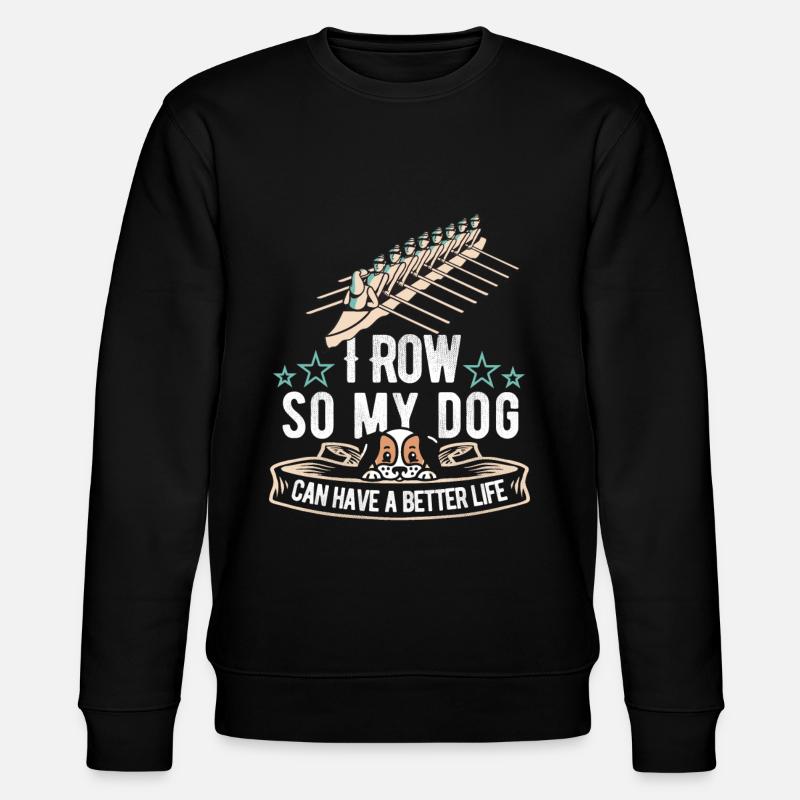 Aviron Chien d’aviron - Sweat bio CHANGER Stanley/Stella Unisexe - noir