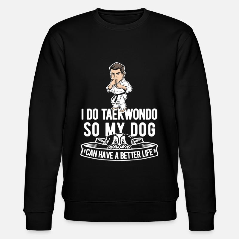 Chien de Taekwondo - Sweat bio CHANGER Stanley/Stella Unisexe - noir