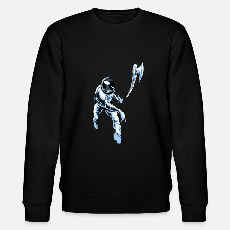 Astronaute lanceur de hache - Sweat bio CHANGER Stanley/Stella Unisexe - noir