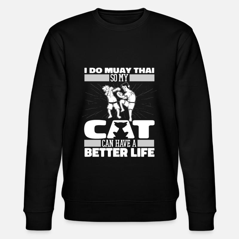Muay Thai Boxing Chat - Sweat bio CHANGER Stanley/Stella Unisexe - noir