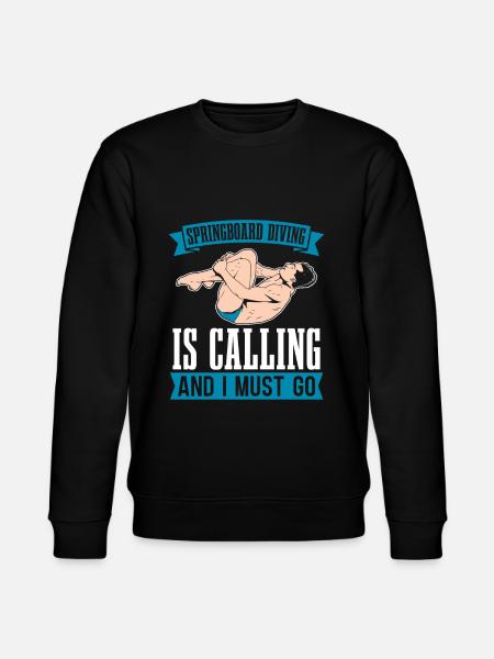 Diving Diver Sarcasm - Stanley/Stella CHANGER Unisex Organic Sweatshirt - black