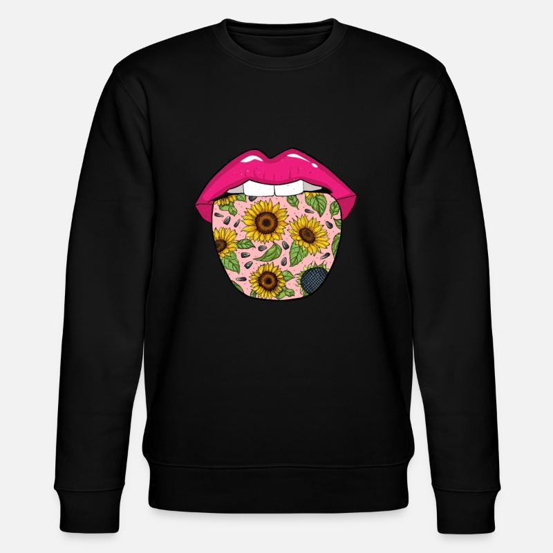 Langue de tournesol - Sweat bio CHANGER Stanley/Stella Unisexe - noir