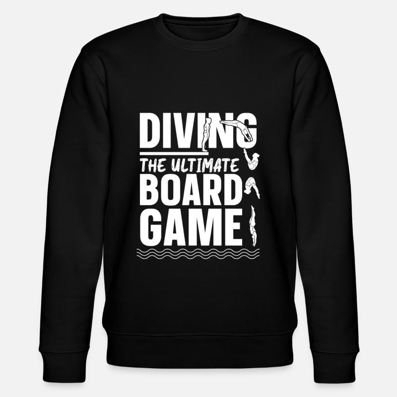 Turmspringen Turmspringer Witzig - Stanley/Stella Unisex Bio-Sweatshirt CHANGER - Schwarz