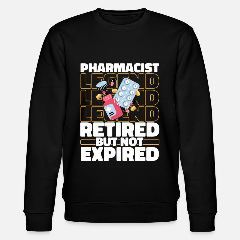 Pharmacien Pharmacien à la retraite - Sweat bio CHANGER Stanley/Stella Unisexe - noir
