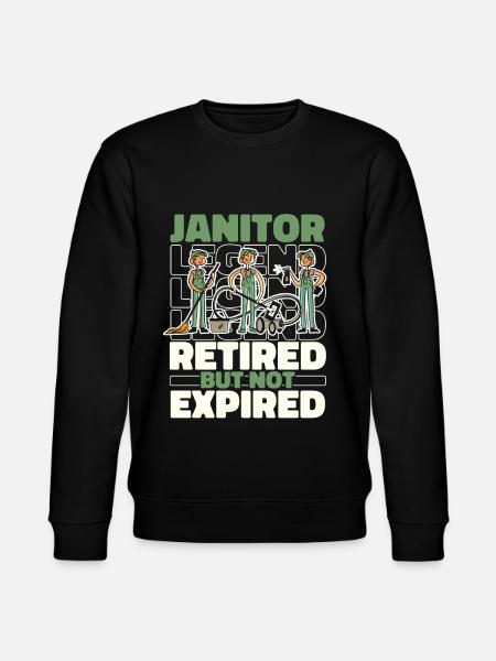Retired caretaker - Stanley/Stella CHANGER Unisex Organic Sweatshirt - black