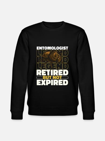 Entomology Entomologist Retired Insect - Stanley/Stella CHANGER Unisex Organic Sweatshirt - black