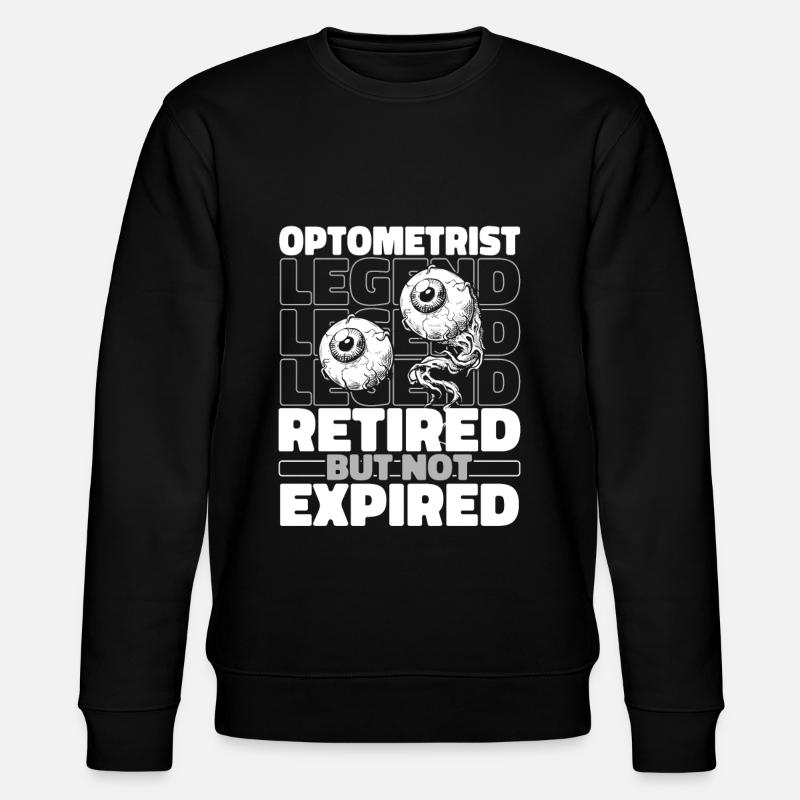 Opticien Opticien à la retraite - Sweat bio CHANGER Stanley/Stella Unisexe - noir