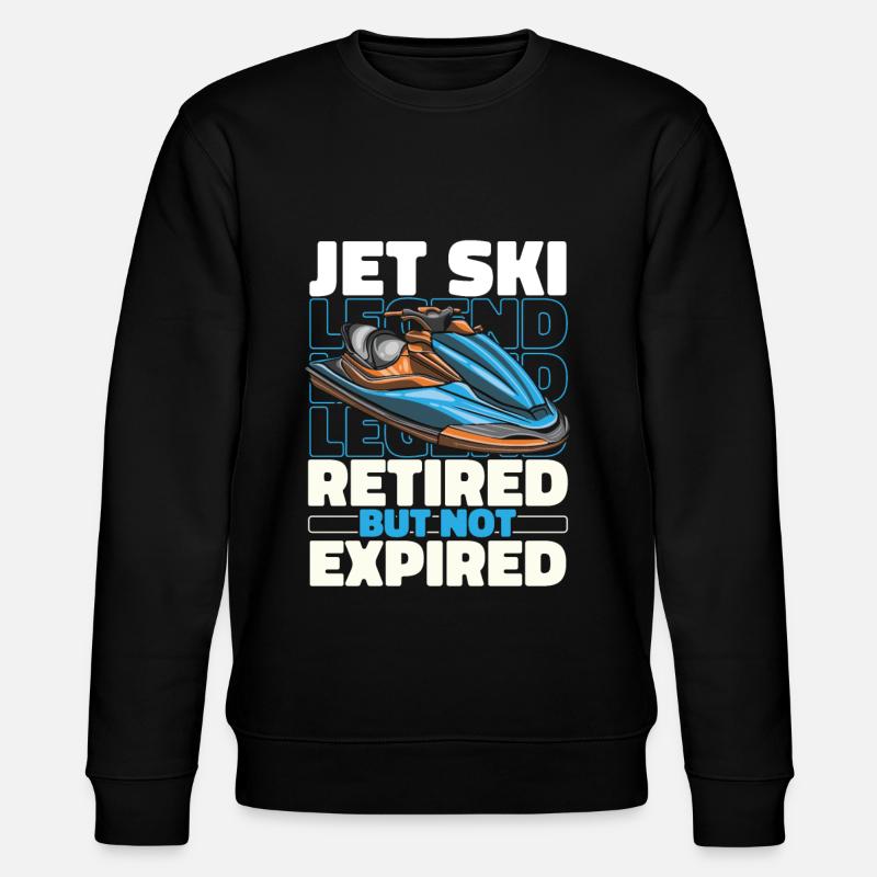 Jet Ski Im Ruhestand - Stanley/Stella Unisex Bio-Sweatshirt CHANGER  - Schwarz