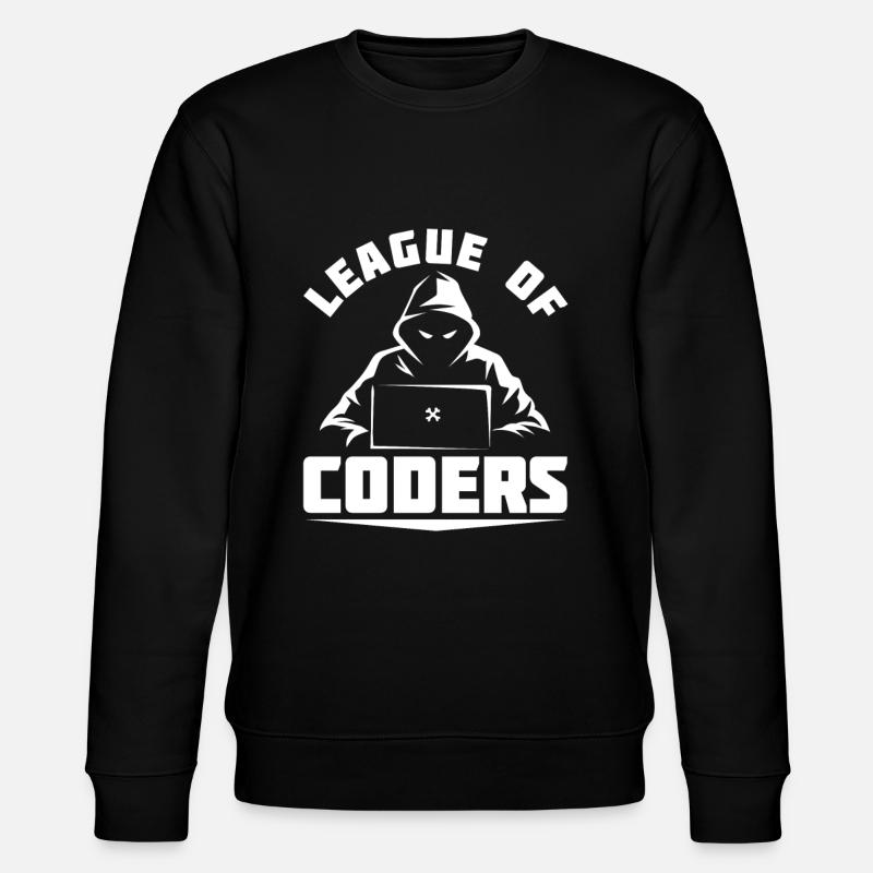 Developer Coder Programmer - Stanley/Stella CHANGER Unisex Organic Sweatshirt - black