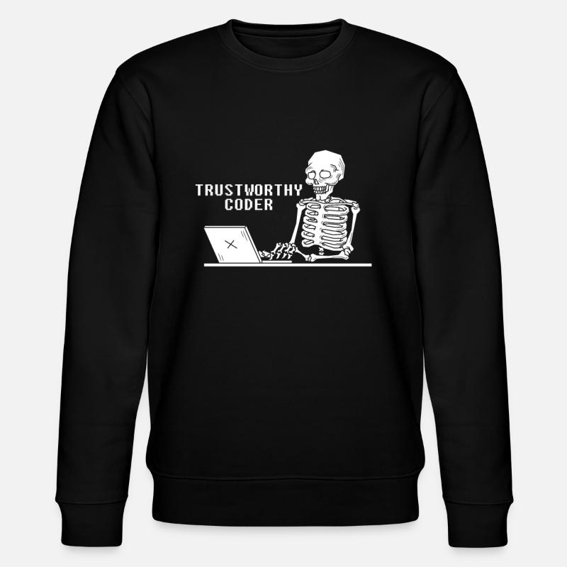Développeur Coder Programmeur Squelette - Sweat bio CHANGER Stanley/Stella Unisexe - noir