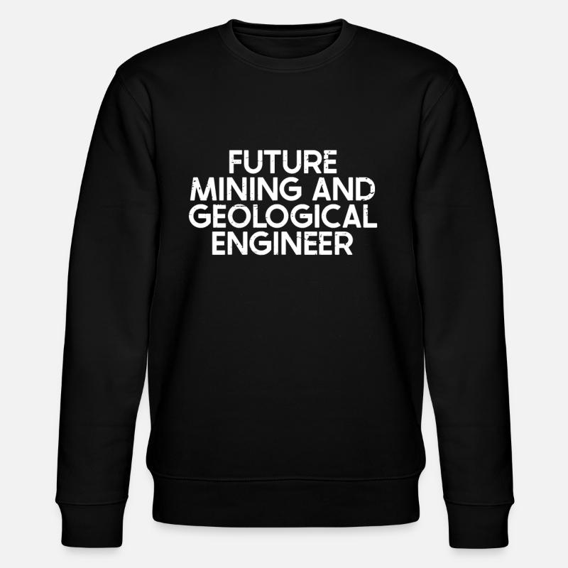 Engineer Mining Engineer - Stanley/Stella CHANGER Unisex Organic Sweatshirt - black