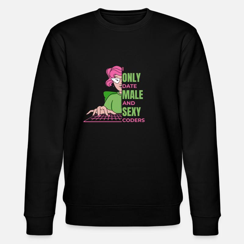 Entwickler Coder Programmierer Humor - Stanley/Stella Unisex Bio-Sweatshirt CHANGER  - Schwarz